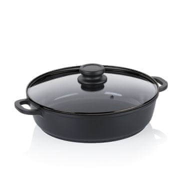 Kela Tava s keramičkom površinom KL-15178 Atura lijevani aluminij crni 28 cm 3,5l