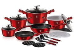 Berlingerhaus Set posuđa BH-7035 18 ks Burgundy Metallic Line