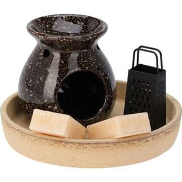 HOMESTYLING Aroma lampa KO-CC5752700smeđi poklon set smeđi