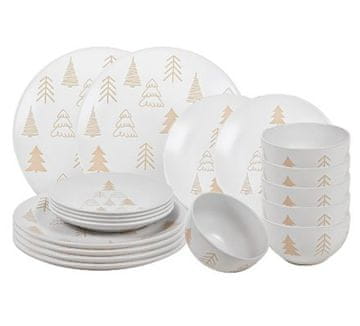 Ostatní Set tanjura za večeru HT-23106422 18 ks W e Trees