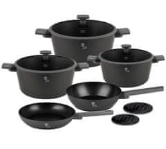 Berlingerhaus Set posuđa BH-8140 10 ks Antracit Collection