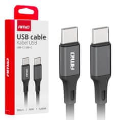 AMIO Kabel za punjenje USB-C - USB-C 60W 100cm Fulllink AMIO-03902