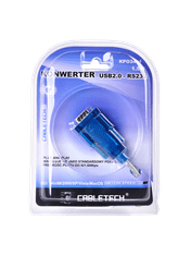 Cabletech Kabel konverter USB 2.0 - RS232 (DB9M)