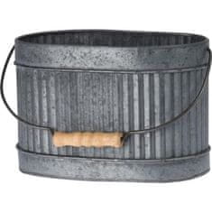 HOMESTYLING Lonac za cvijeće KO-FZ3000930 ukrasni set od 3 komada VRTNO CVIJEĆE ovalno