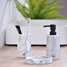 Kela Četka za WC KL-20028 VARDA mramor 47,5 cm