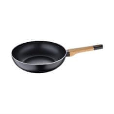 Bergner WOK tava s neprianjajućom površinom BG-34627-BK 28 cm Earth Black