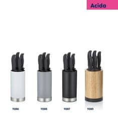 Kela Set noževa KL-11283 u stalku Acida bambus crna 24,5 cm 13,0 cm