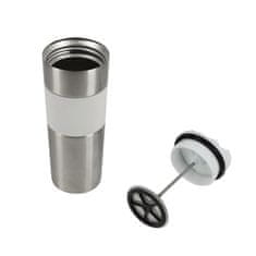 Bergner Termos šalica BG-37789-WH 460 ml nehrđajući čelik bijela