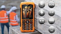 Evolveo Mobilni telefon StrongPhone H1 Orange