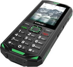 Evolveo Mobilni telefon StrongPhone X5 Black Green