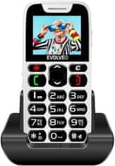 Evolveo Mobilni telefon EasyPhone White