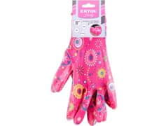 Extol Lady Vrtne rukavice 8856674, poluumočene u nitril, veličina 8"