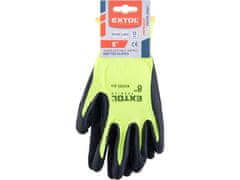 Extol Premium Vrtne rukavice 8856644 najlonske rukavice, bešavne, poluumočene u lateks, veličina 8"