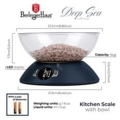 Berlingerhaus Kuhinjska vaga BH-9628 digitalna zdjela Deep Sea Collection