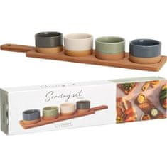 EXCELLENT Set zdjela KO-210001100 s daskom za rezanje, 4 kom.