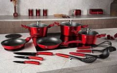 Berlingerhaus Set posuđa BH-7035 18 ks Burgundy Metallic Line
