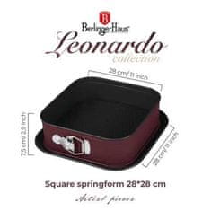 Berlingerhaus Kalup za torte s titanskim premazom BH-8666 28x28 cm Leonardo Collection