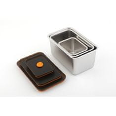 CS Solingen Set posuda za hranu Solingen CS-101602 Set od 3 posude za hranu s poklopcem 550, 1500, 2100 ml