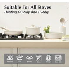 CS Solingen Set posuđa Solingen CS-099169 17 ksBREEZE krémová