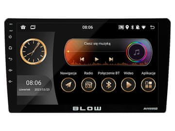 Blow 78-345# Radio blow avh-9992 2din 9" android/wifi/gps/carplay