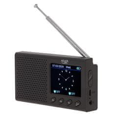 Adler AD 1198 Prijenosni radio - LCD - FM - Bluetooth - sat