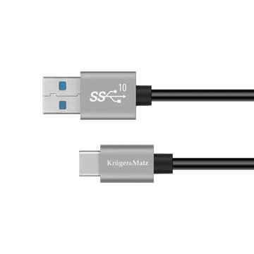 slomart Kabel USB - USB tip C 10 Gbps 0,5 m Kruger&Matz Basic