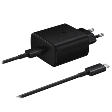 Samsung Brzi punjač Super Fast Charge EP-TA845XBE 45W + kabel EP-DX510JBE TYPE C crn - original (Bulk)