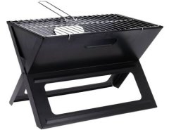 ProGarden Prijenosni roštilj KO-C83000190 sklopivi roštilj na drveni ugljen 45 x 35 cm