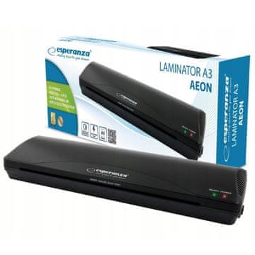 Esperanza 265W A3 laminator za laminiranje crnih + A3 folija AEON