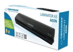 Esperanza 265W A3 laminator za laminiranje crnih + A3 folija AEON