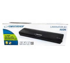 Esperanza 265W A3 laminator za laminiranje crnih + A3 folija AEON