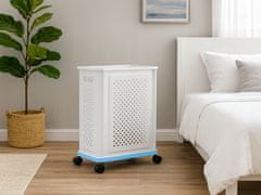 Verkgroup Košara za rublje ili pohranu na kotačima 55 cm bijela