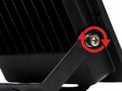 hurtnet LED reflektor 300W crni 6500K IP67 + senzor pokreta