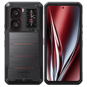 Oukitel WP300 5G, 12 + 24 GB / 512 GB, 16 000 mAh, crni