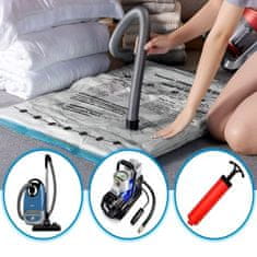 HOME & MARKER® Set vakuumskih vreća + ručna pumpa – viseće vreće za pohranu odjeće (11 kom) | VACPACK