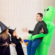 JOJOY® Napuhljiv kostim izvanzemaljac za Halloween i cosplay, zabavan kostim s ventilatorom (2 komada) | U2FOMAN