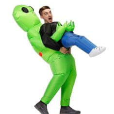 JOJOY® Napuhljiv kostim izvanzemaljac za Halloween i cosplay, zabavan kostim s ventilatorom (2 komada) | U2FOMAN