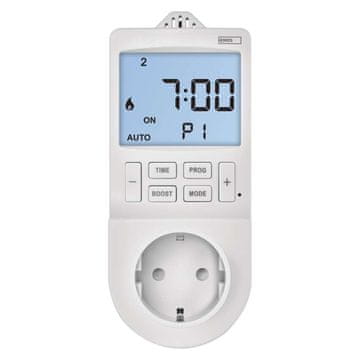 EMOS P56601SH GoSmart termostat za utičnicu, digitalni timer, WiFi, 2u1, schuko
