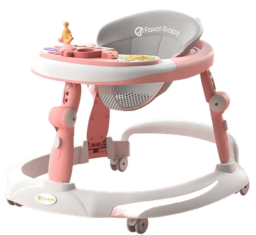 Tavalax 4 u 1 glazbena dječja hodalica – podesive visine, sklopiva, s funkcijama ljuljačke i stola za hranjenje