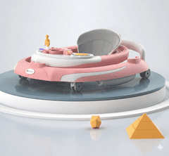 Tavalax 4 u 1 glazbena dječja hodalica – podesive visine, sklopiva, s funkcijama ljuljačke i stola za hranjenje