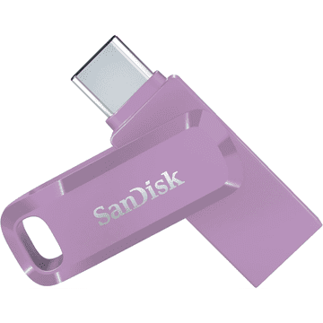 SanDisk 512GB Ultra Dual Drive Go USB-C/A 3.2 USB ključ (ljubičast)