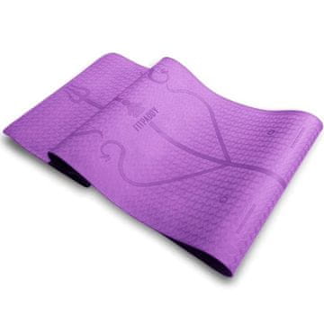 Northix Prostirka za jogu ljubičasta