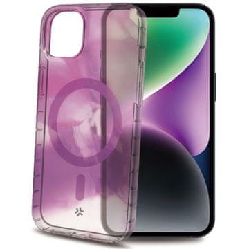 CELLY MagSafe TPU maska za iPhone 15 ljubičasta