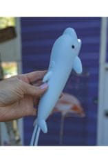 Rabbit&Friends Bubbly silikonska lampa u obliku delfina, USB-C