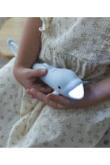 Rabbit&Friends Bubbly silikonska lampa u obliku delfina, USB-C