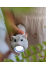 Rabbit&Friends Mimi silikonska lampa u obliku mačke, USB-C