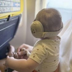 ZAZU Premium slušalice s poništavanjem buke za bebe i malu djecu, bež boje