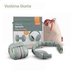 ZAZU Premium slušalice s poništavanjem buke za bebe i malu djecu, zelene