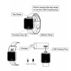 MXM Pametni sat LH719 Pametni sat LH719 - Crni