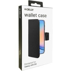 CELLY Novčanik futrola za Galaxy A35 5G crna